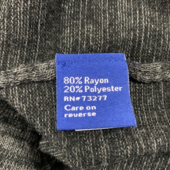 Sweater Dress NWOT Size XL Bk Grey Rayon Polyester Cowl Neck Apt. 9 Long… - Picture 11 of 12